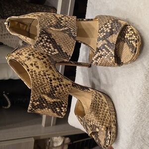 Jimmy Choo 37.5 animal print